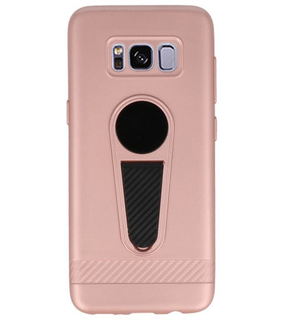 Roze Magneet Stand Case hoesje voor Samsung Galaxy S8