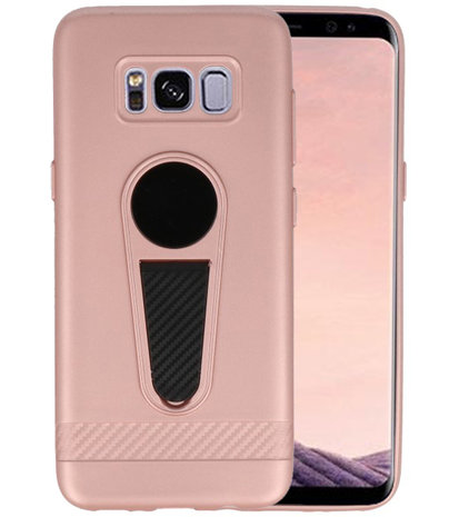 Roze Magneet Stand Case hoesje voor Samsung Galaxy S8