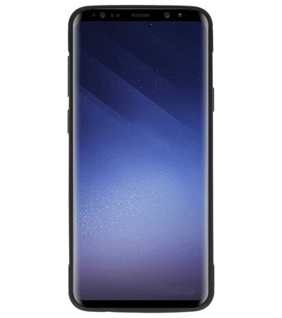 Zilver Pantser TPU met Ringhouder hoesje voor Samsung Galaxy S9 Plus
