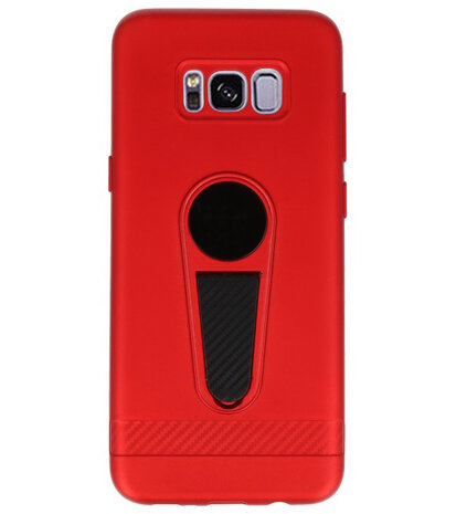 Rood Magneet Stand Case hoesje voor Samsung Galaxy S8 Plus