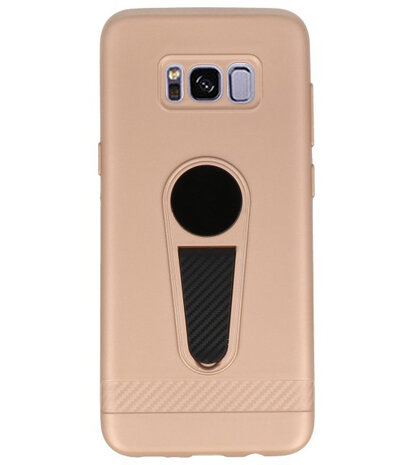 Goud Magneet Stand Case hoesje voor Samsung Galaxy S8 Plus