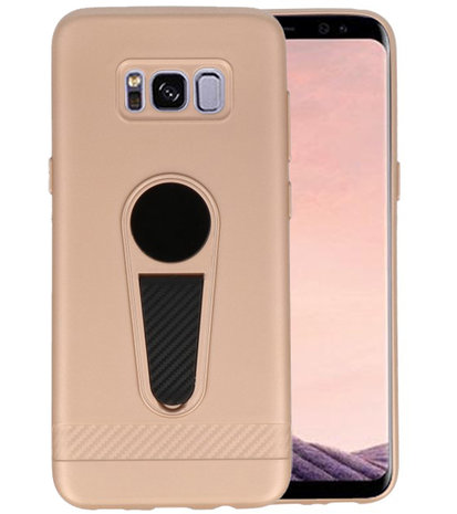 Goud Magneet Stand Case hoesje voor Samsung Galaxy S8 Plus