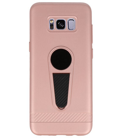 Roze Magneet Stand Case hoesje voor Samsung Galaxy S8 Plus