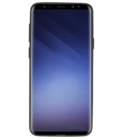 Zwart Magneet Stand Case hoesje voor Samsung Galaxy S9 Plus