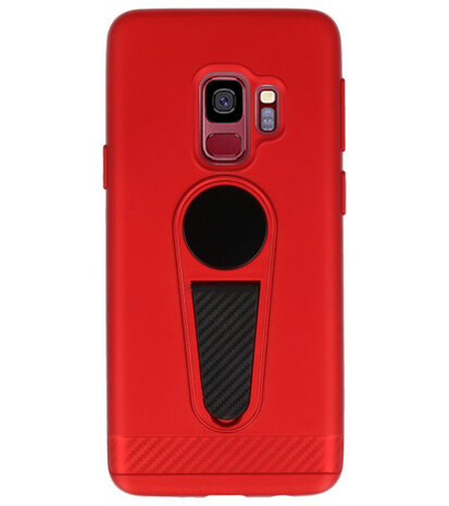 Rood Magneet Stand Case hoesje voor Samsung Galaxy S9