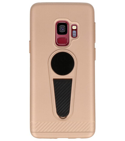 Goud Magneet Stand Case hoesje voor Samsung Galaxy S9