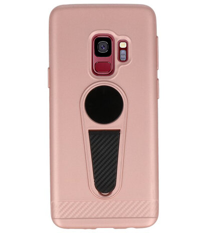 Roze Magneet Stand Case hoesje voor Samsung Galaxy S9