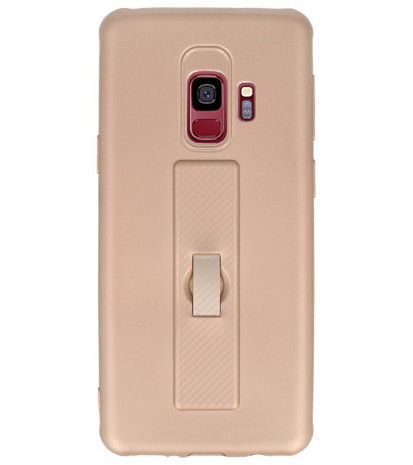 Goud Carbon serie Zacht Case hoesje voor Samsung Galaxy S9