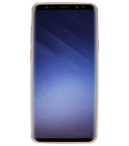 Goud Carbon serie Zacht Case hoesje voor Samsung Galaxy S8 Plus
