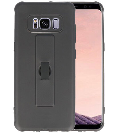 Zwart Carbon serie Zacht Case hoesje voor Samsung Galaxy S8