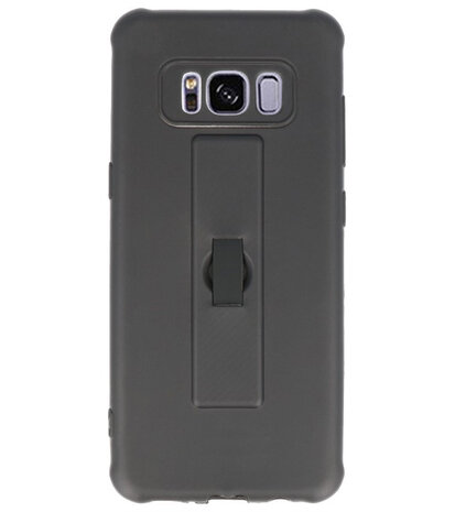 Zwart Carbon serie Zacht Case hoesje voor Samsung Galaxy S8