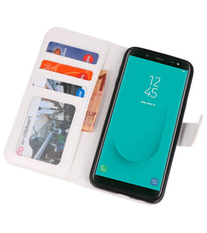 Hond booktype wallet case Hoesje voor Samsung Galaxy J8