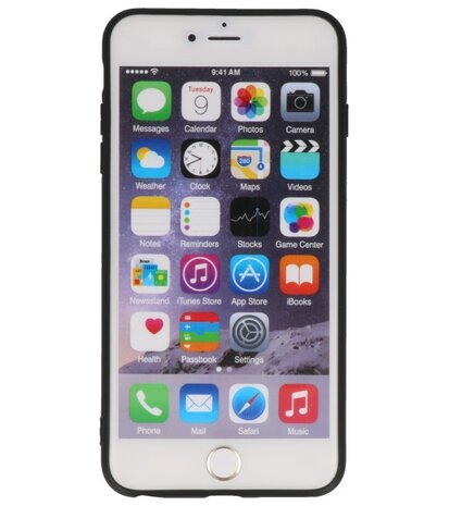 Zwart Diamand Geweven hard case hoesje voor Apple iPhone 6 Plus / 6s Plus