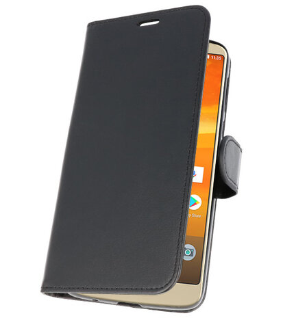 Grijs Wallet Case Hoesje voor Motorola Moto E5 / G6 Play