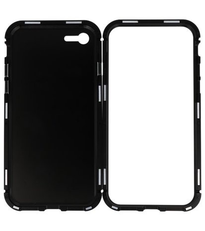 Zwart Magnetisch Back Cover Hoesje voor Apple iPhone 7 / 8