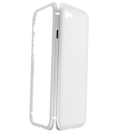 Wit Magnetisch Back Cover Hoesje voor Apple iPhone 7 / 8