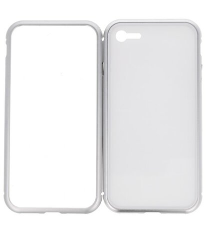 Wit Magnetisch Back Cover Hoesje voor Apple iPhone 7 / 8