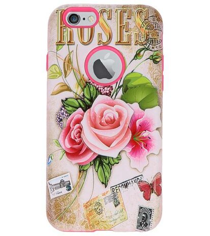 Roses 3D Print Hard Case voor Apple iPhone 6 / 6s