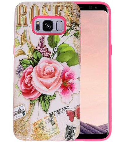 Roses 3D Print Hard Case voor Samsung Galaxy S8