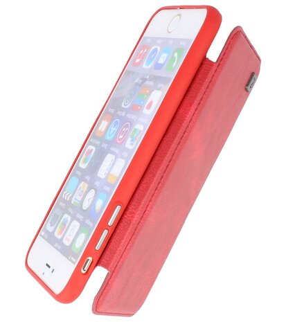 Rood Back Cover Book Design Hoesje voor Apple iPhone 6 Plus / 6s Plus