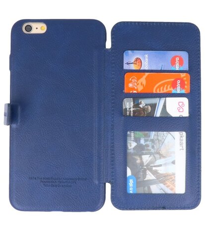 Blauw Back Cover Book Design Hoesje voor Apple iPhone 6 Plus / 6s Plus