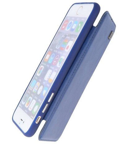 Blauw Back Cover Book Design Hoesje voor Apple iPhone 6 Plus / 6s Plus