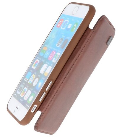 Mocca Back Cover Book Design Hoesje voor iPhone 6 / 6s 