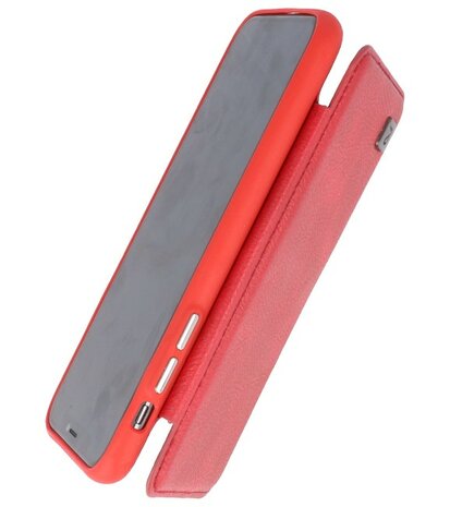 Rood Back Cover Book Design Hoesje voor iPhone X 