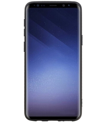Bruin Back Cover 2 Pasjes Hoesje voor Samsung Galaxy S9 Plus