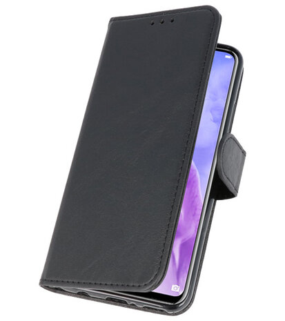 Zwart Bookstyle Wallet Cases Hoesje voor Huawei Nova 3