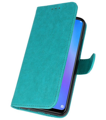 Groen Bookstyle Wallet Cases Hoesje voor Huawei P Smart Plus
