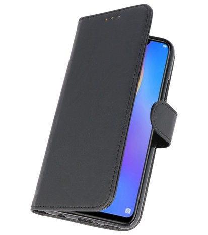 Zwart Bookstyle Wallet Cases Hoes voor Huawei P Smart Plus