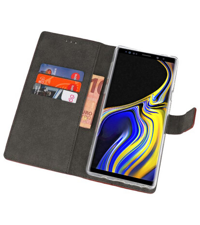 Bruin Wallet Cases Hoesje voor Samsung Galaxy Note 9