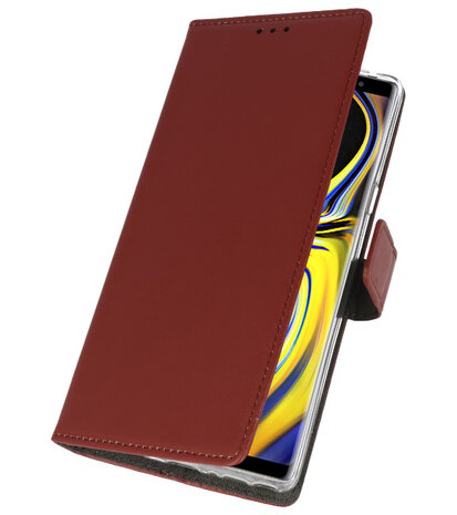 Bruin Wallet Cases Hoesje voor Samsung Galaxy Note 9