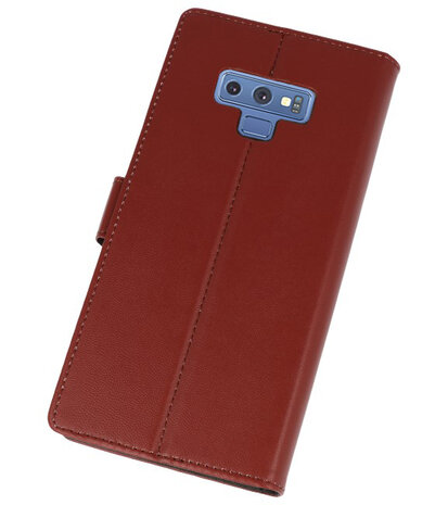 Bruin Wallet Cases Hoesje voor Samsung Galaxy Note 9