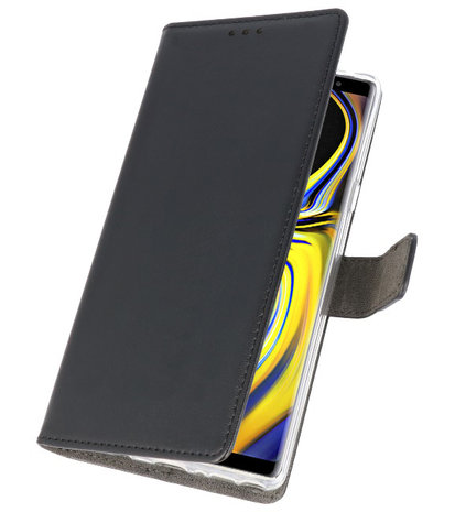 Zwart Wallet Cases Hoesje voor Samsung Galaxy Note 9