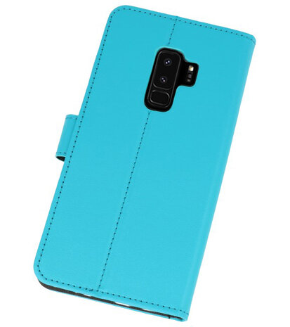 Blauw Wallet Cases Hoesje voor Samsung Galaxy S9 Plus