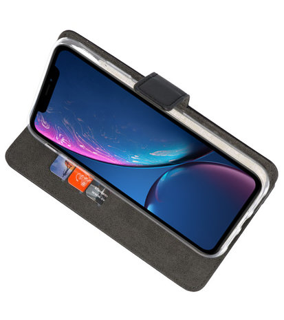 Zwart Wallet Cases Hoesje voor iPhone XR