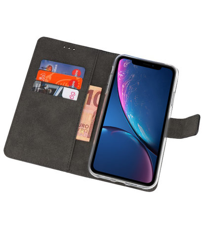 Zwart Wallet Cases Hoesje voor iPhone XR