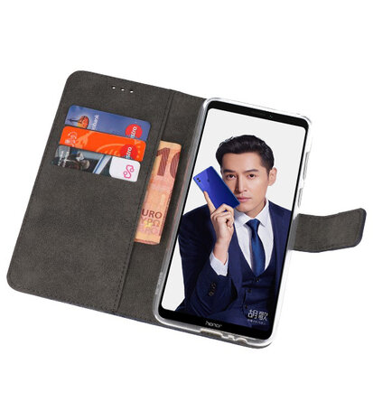 Wallet Cases Hoesje voor Huawei Note 10 Navy