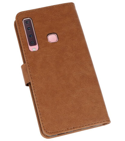 Bookstyle Wallet Cases Hoesje voor Samsung Galaxy A9 2018 Bruin