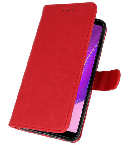 Bookstyle Wallet Cases Hoesje voor Samsung Galaxy A9 2018 Rood