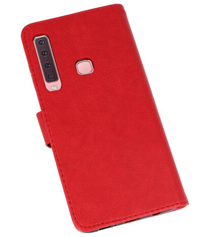 Bookstyle Wallet Cases Hoesje voor Samsung Galaxy A9 2018 Rood