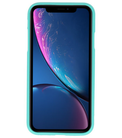 Color TPU Hoesje voor iPhone XR Turquoise