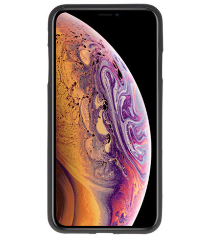 Color TPU Hoesje voor iPhone XS Max Zwart