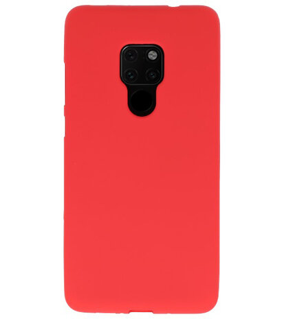 Color TPU Hoesje voor Huawei Mate 20 Rood
