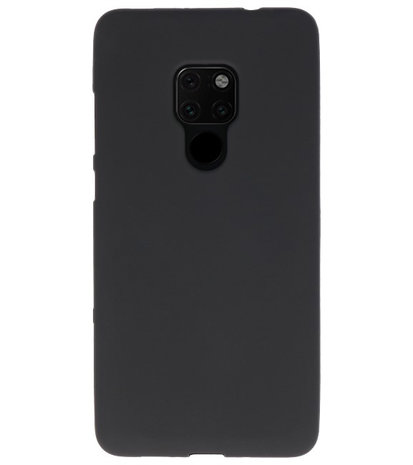 Color TPU Hoesje voor Huawei Mate 20 Zwart