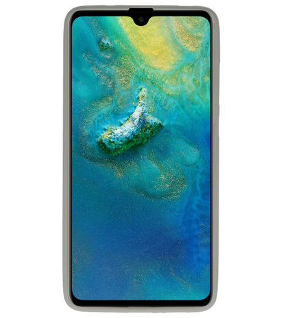 Color TPU Hoesje voor Huawei Mate 20 Grijs