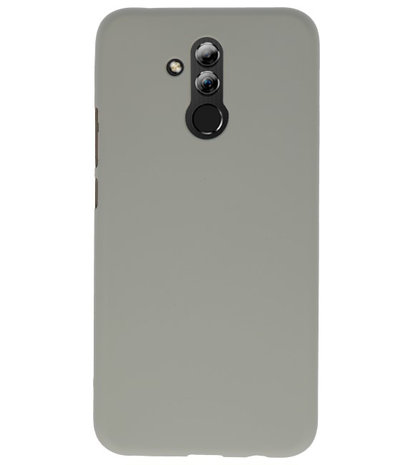 Color TPU Hoesje voor Huawei Mate 20 Lite Grijs