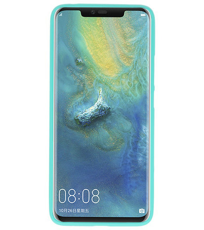 Color TPU Hoesje voor Huawei Mate 20 Pro Turquoise